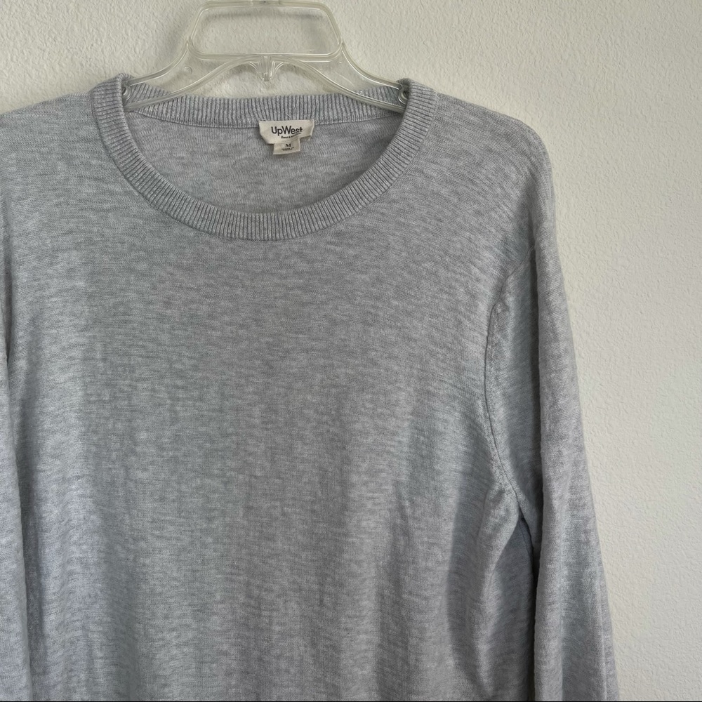 Up West Cotton Pullover Heather Sweater